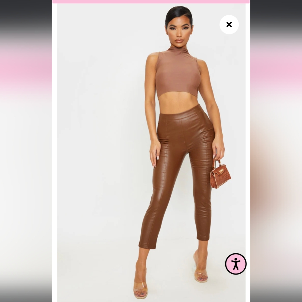 Faux Leather Pants